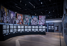 堀越耕平『僕のヒーローアカデミア』 原画展 館内の写真