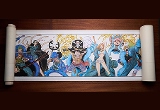 集英社マンガアート ヘリテージコレクションで展示された『ONE PIECE』イラスト