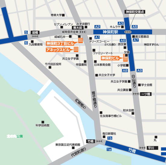 勤務地周辺マップ
